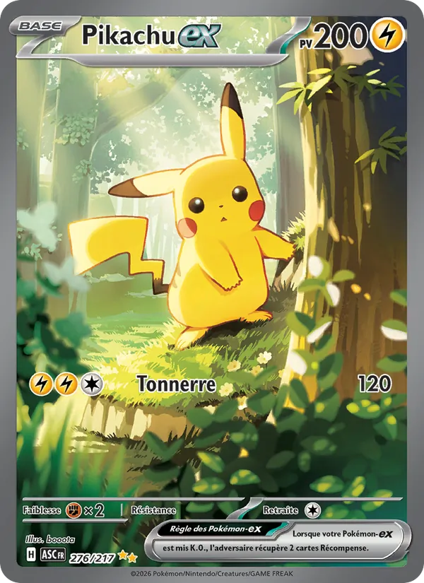 Pikachu ex (ASC 276)