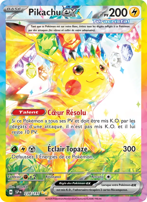 Pikachu ex (SSP 238)